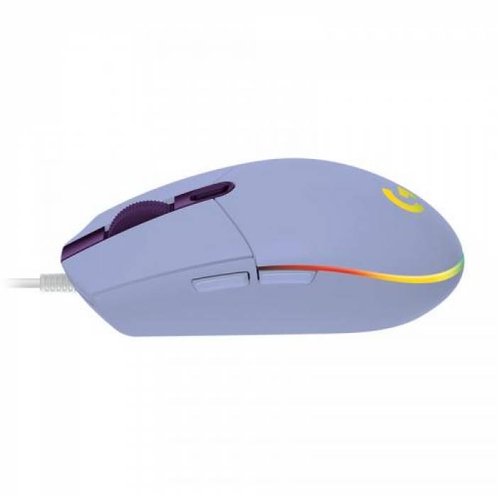 Mouse Optic Logitech G203, USB, Lilac