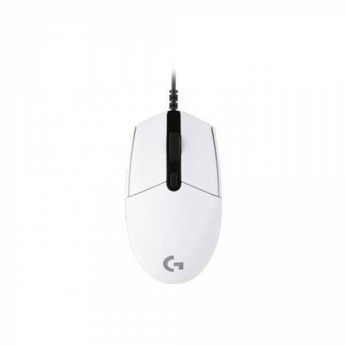 Mouse Optic Logitech G203, USB, White