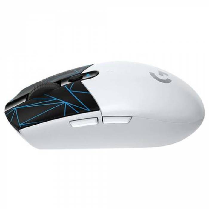 Mouse Optic Logitech G305 Lightspeed LoL KDA Edition, USB Wireless, White