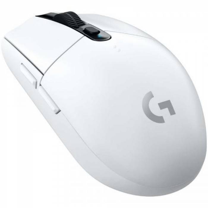 Mouse Optic Logitech G305 Lightspeed, USB Wireless, White