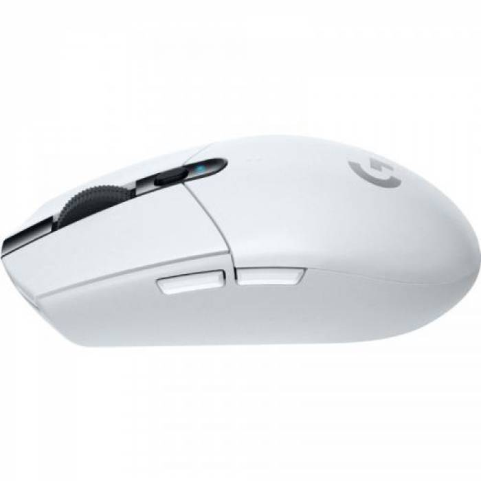 Mouse Optic Logitech G305 Lightspeed, USB Wireless, White