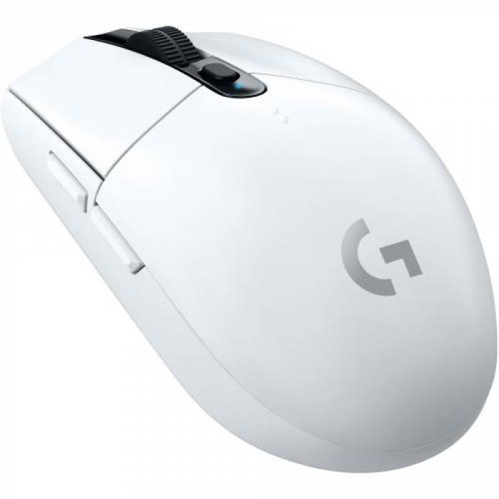 Mouse Optic Logitech G305 LIGHTSPEED, USB Wireless, White