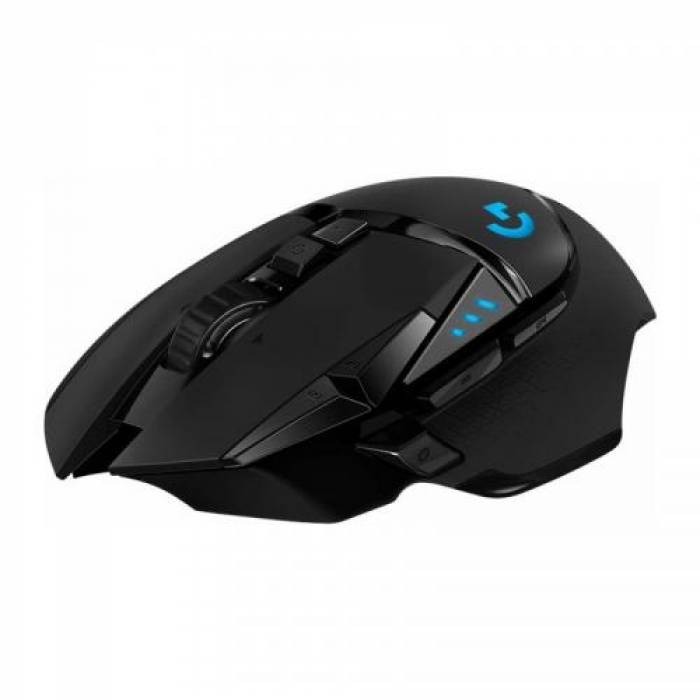 Mouse Optic Logitech G502 Lightspeed, RGB LED, USB Wireless, Black