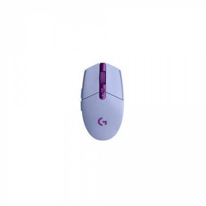 Mouse Optic Logitech Lightspeed G305, USB Wireless, Lilac