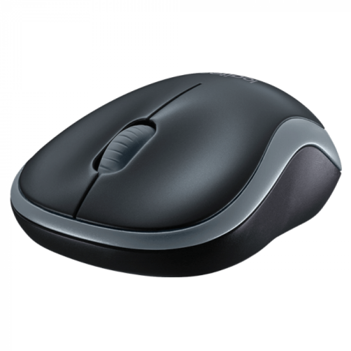 Mouse Optic Logitech M185, USB Wireless, Black-Grey