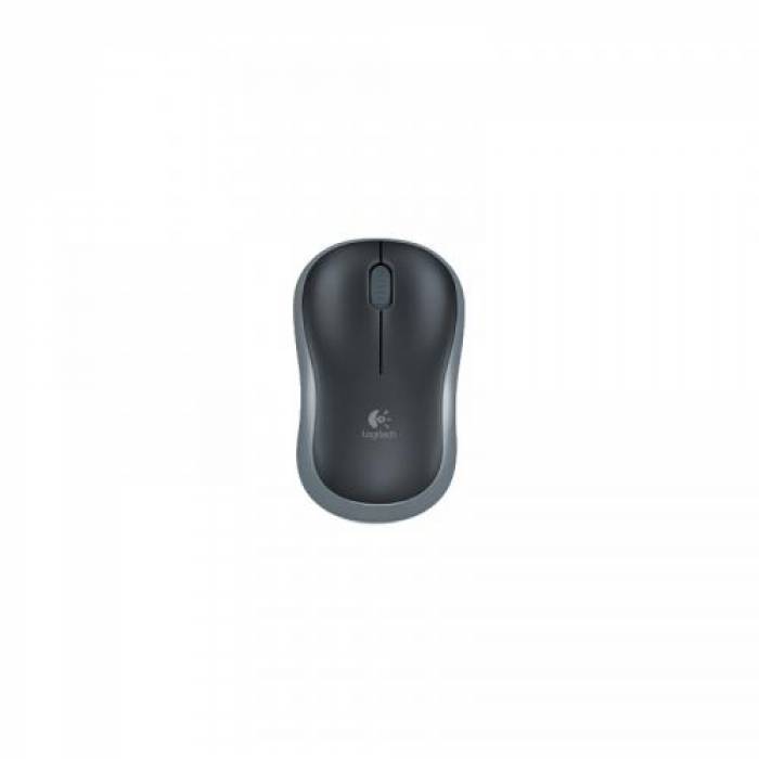 Mouse Optic Logitech M185, USB Wireless, Black