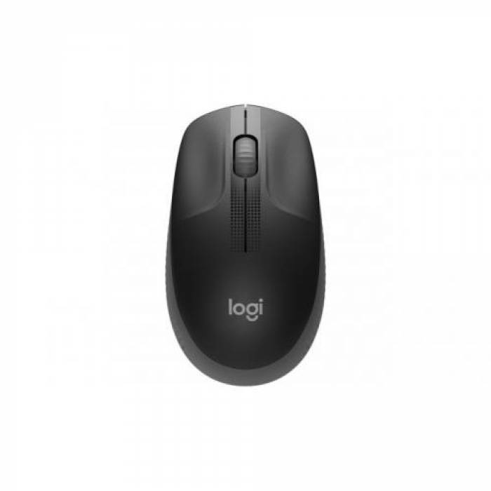 Mouse Optic Logitech M190, USB Wireless, Charcoal