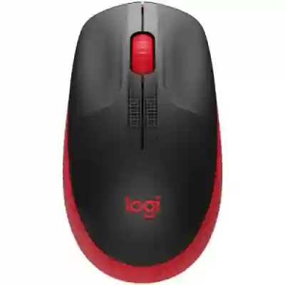 Mouse Optic Logitech M190, USB Wireless, Red