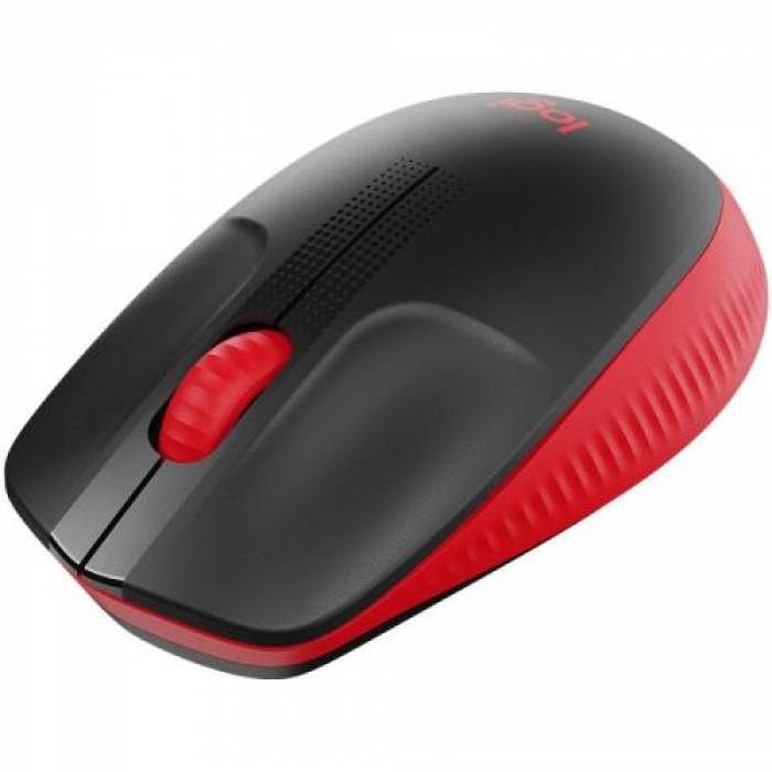 Mouse Optic Logitech M190, USB Wireless, Red