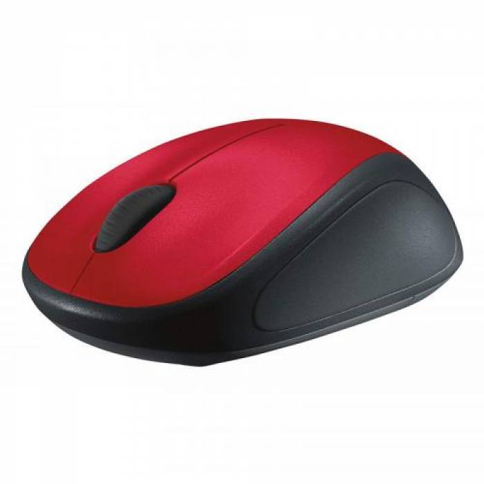 Mouse Optic Logitech M235, USB Wireless, Black-Red