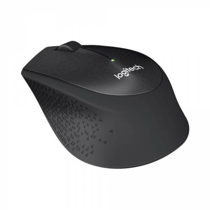 Mouse Optic Logitech M330 Silent Plus, USB Wireless, Black