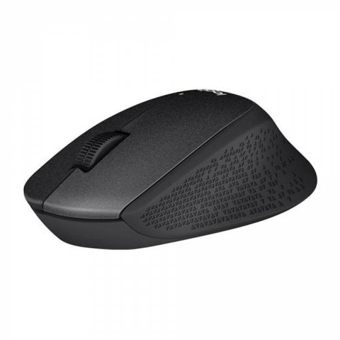 Mouse Optic Logitech M330 Silent Plus, USB Wireless, Black