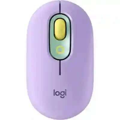 Mouse optic Logitech POP Emoji, USB Wireless/Bluetooth, Daydream Mint