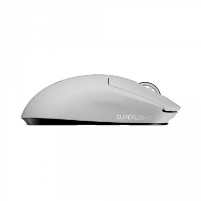 Mouse Optic Logitech Pro X Superlight, USB Wireless, White