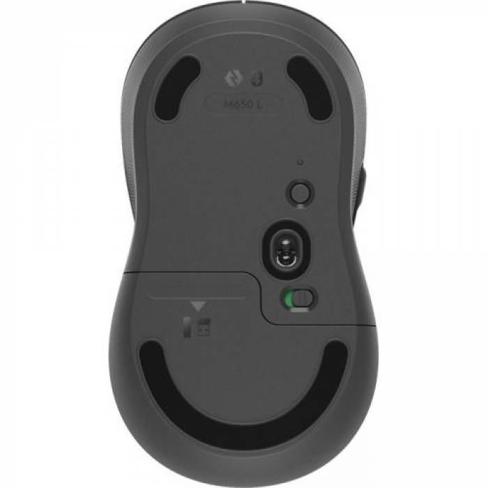 Mouse Optic Logitech Signature M650 L, USB Wireless, Graphite