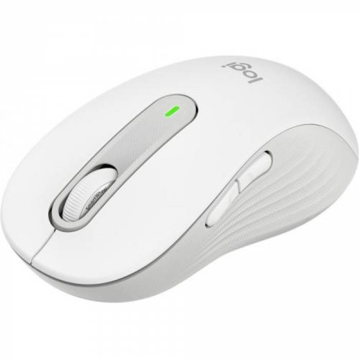 Mouse Optic Logitech Signature M650 L, USB Wireless, White