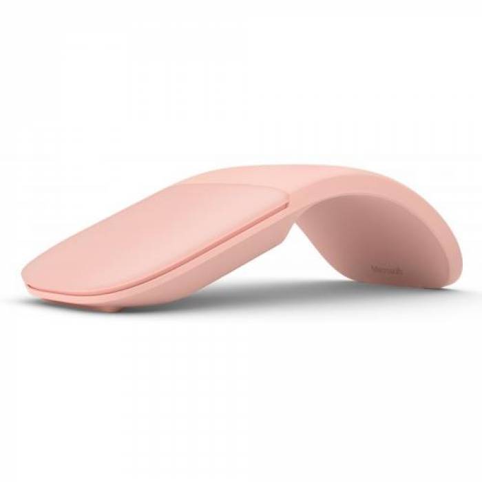 Mouse Optic Microsoft Arc, Bluetooth, Soft Pink