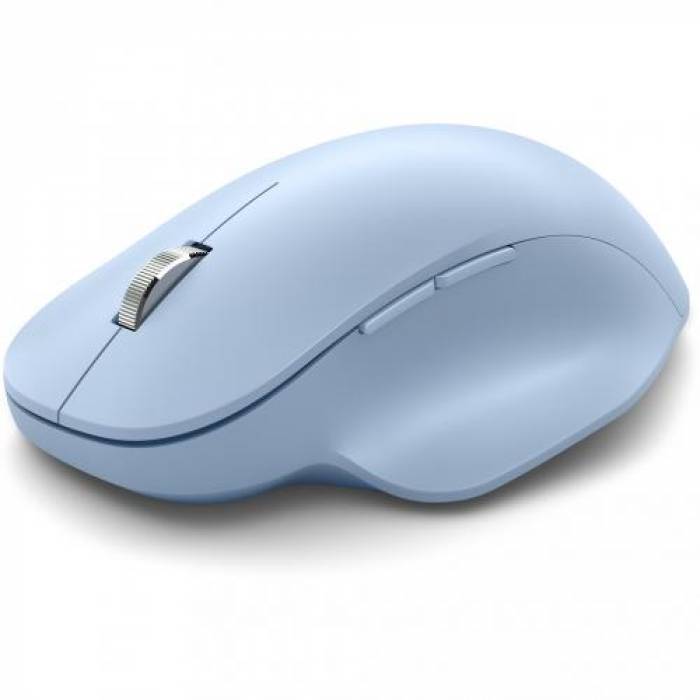 Mouse Optic Microsoft Ergonomic 222-00056, Bluetooth, Pastel Blue