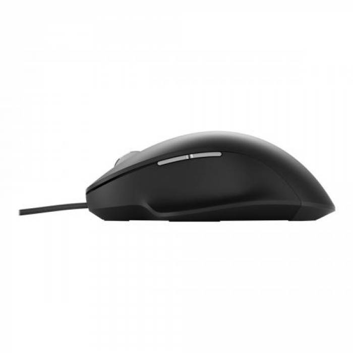 Mouse Optic Microsoft Ergonomic, USB, Black