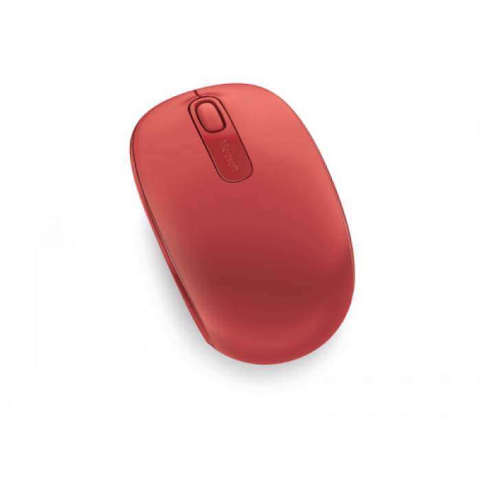 Mouse Optic Microsoft Mobile 1850, USB Wireless, Red
