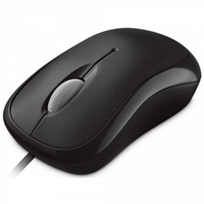 Mouse Optic Microsoft P58-00057, USB, Black