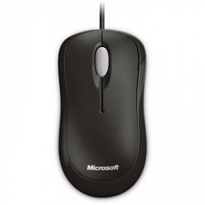 Mouse Optic Microsoft P58-00057, USB, Black