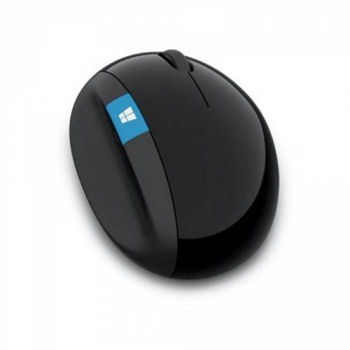 Mouse Optic Microsoft Sculpt Ergonomic for Business, USB Wireless, Black