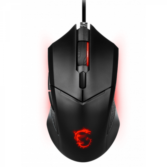 Mouse Optic MSI Clutch GM08, USB, Black