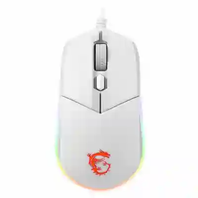 Mouse Optic MSI Clutch GM11, USB, White