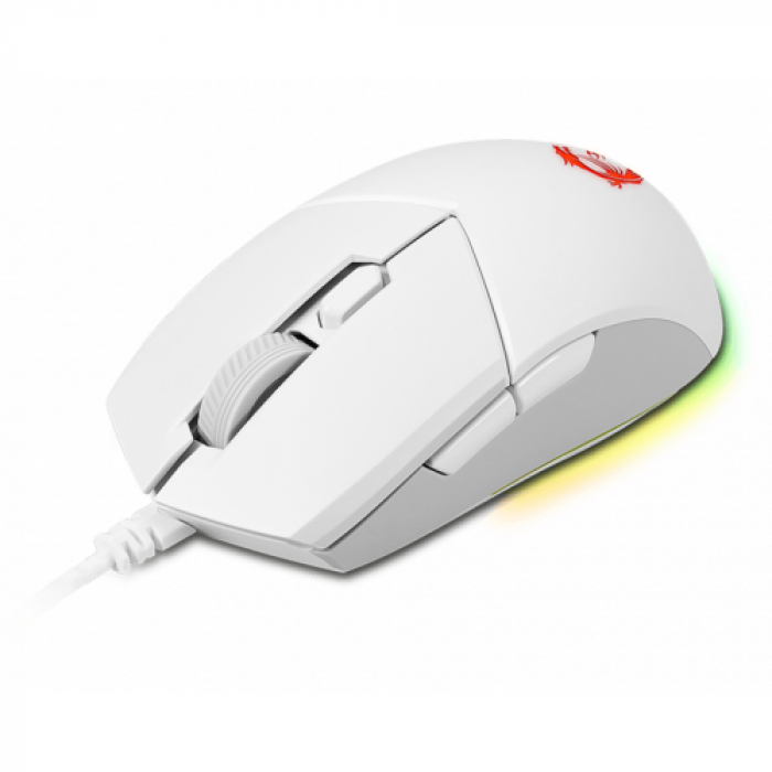 Mouse Optic MSI Clutch GM11, USB, White