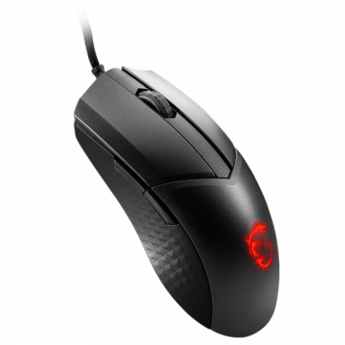 Mouse Optic MSI Clutch GM41 LIGHTWEIGHT, USB, Black