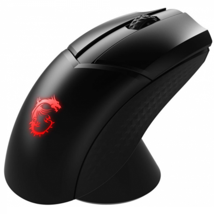 Mouse Optic MSI Clutch GM41 Lightweight Wireless, USB, Black