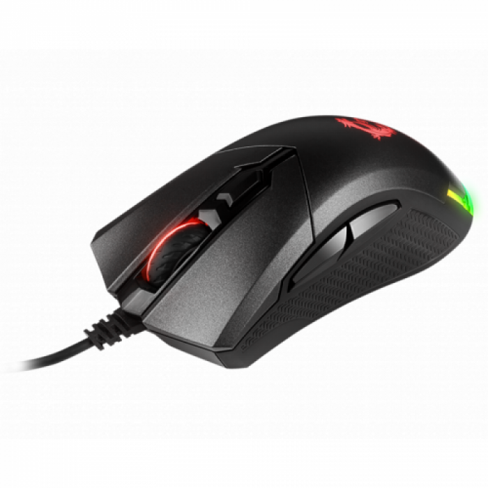 Mouse optic MSI Clutch GM50, RGB LED, USB, Black