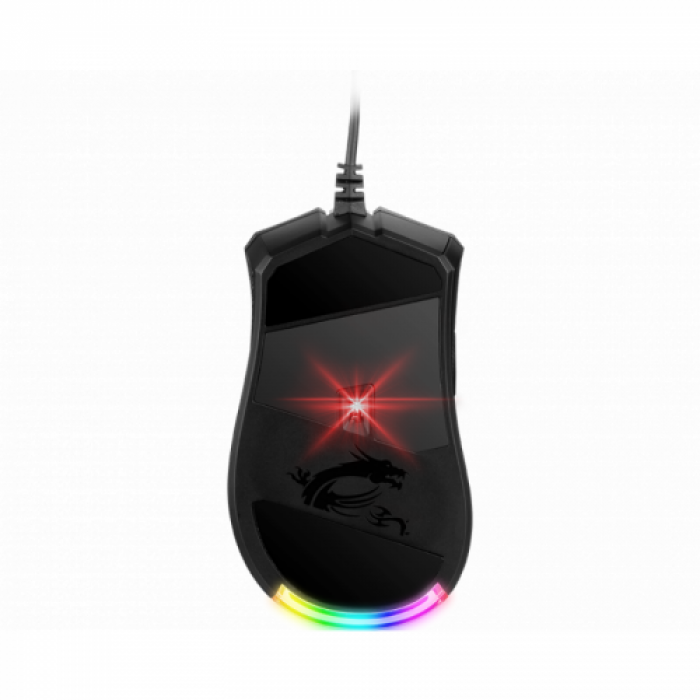 Mouse optic MSI Clutch GM50, RGB LED, USB, Black