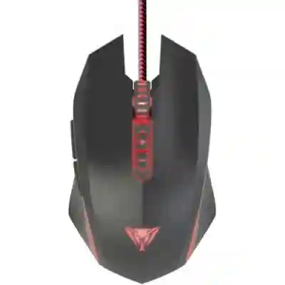 Mouse Optic Patriot Viper V530, RGB LED, USB, Black-Red