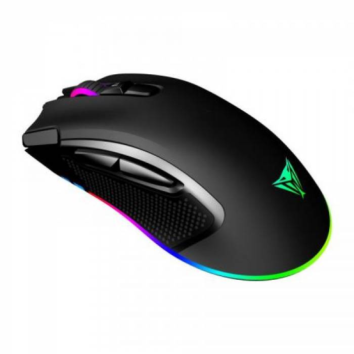 Mouse Optic Patriot VIPER V55, RGB LED, USB, Black