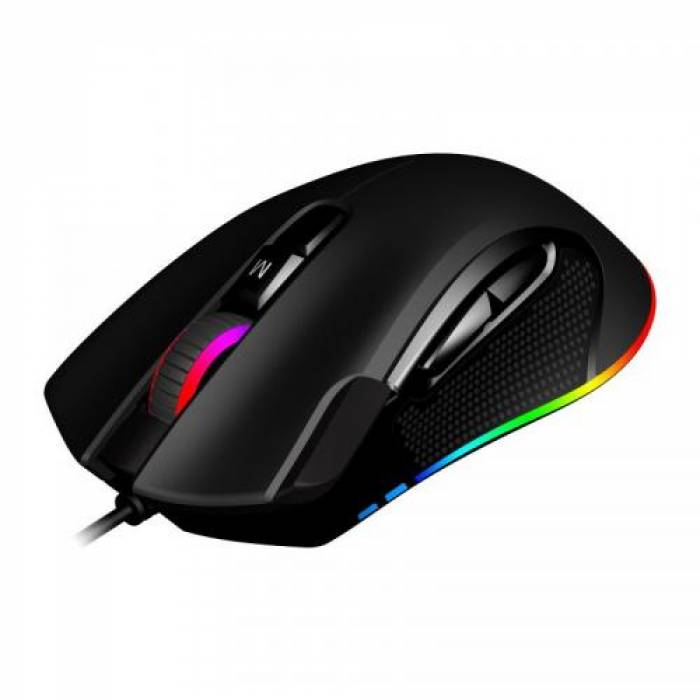 Mouse Optic Patriot VIPER V55, RGB LED, USB, Black