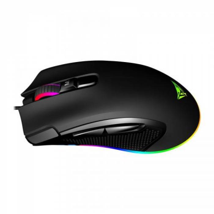 Mouse Optic Patriot VIPER V55, RGB LED, USB, Black