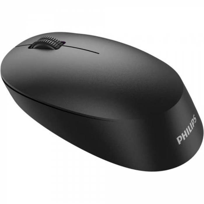 Mouse Optic Philips SPK7307, USB Wireless, Black