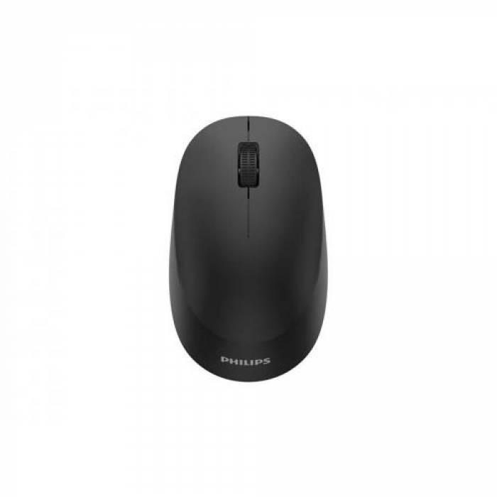 Mouse Optic Philips SPK7407, USB Wireless/Bluetooth, Black