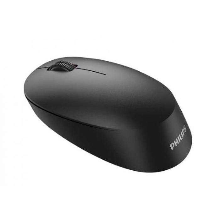 Mouse Optic Philips SPK7407, USB Wireless/Bluetooth, Black