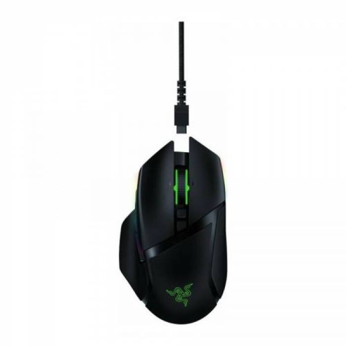 Mouse Optic Razer Basilisk Ultimate, RGB LED, USB Wireless, Black