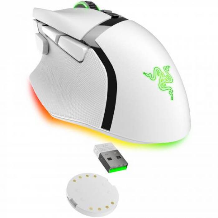 Mouse Optic Razer Basilisk V3 PRO, USB, White