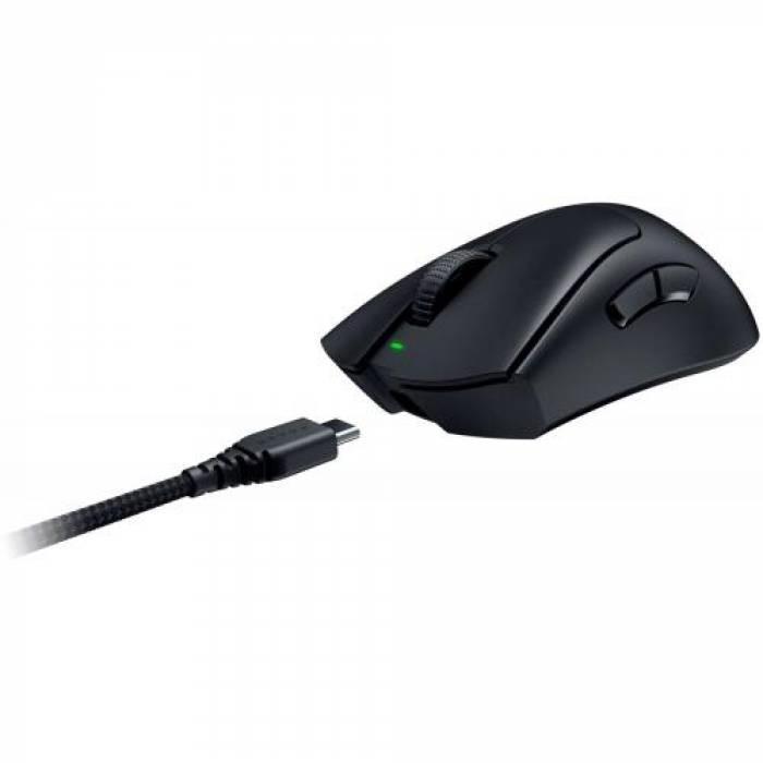 Mouse Optic Razer DeathAdder V3 Pro, Wireless/USB, Black