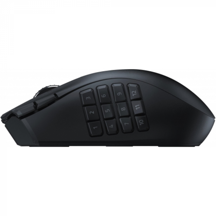 Mouse Optic Razer Naga V2, USB Wireless/Bluetooth, Black