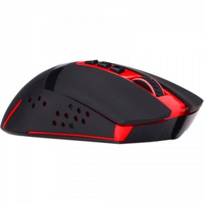 Mouse Optic Redragon Blade, Red LED, USB Wireless, Black-Red