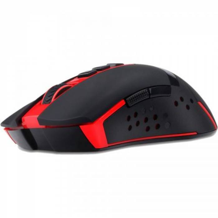 Mouse Optic Redragon Blade, Red LED, USB Wireless, Black-Red