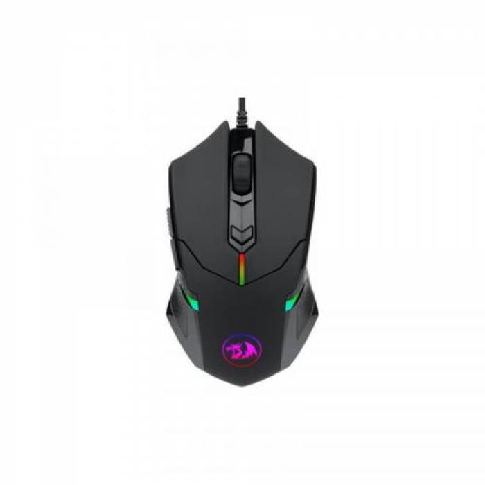 Mouse Optic Redragon Centrophorus RGB, USB, Black