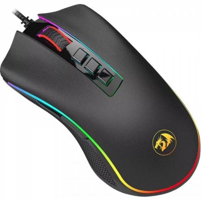 Mouse Optic Redragon Cobra FPS, RGB LED, USB, Black