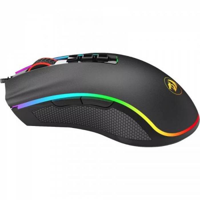 Mouse Optic Redragon Cobra FPS, RGB LED, USB, Black